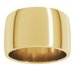 Lightweight Comfort-Fit Half Round Band