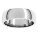Lightweight Comfort-Fit Half Round Band