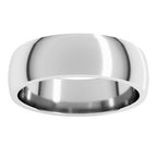 Lightweight Comfort-Fit Half Round Band