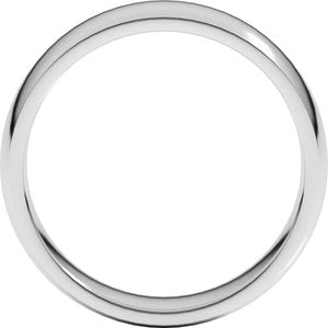 Lightweight Comfort-Fit Half Round Band