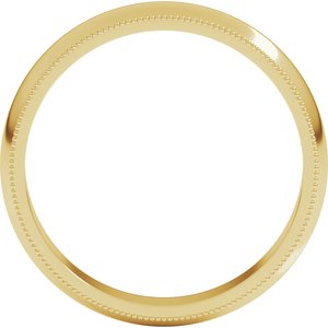 Milgrain Half Round Band
