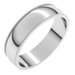 Lightweight Milgrain Half Round Band