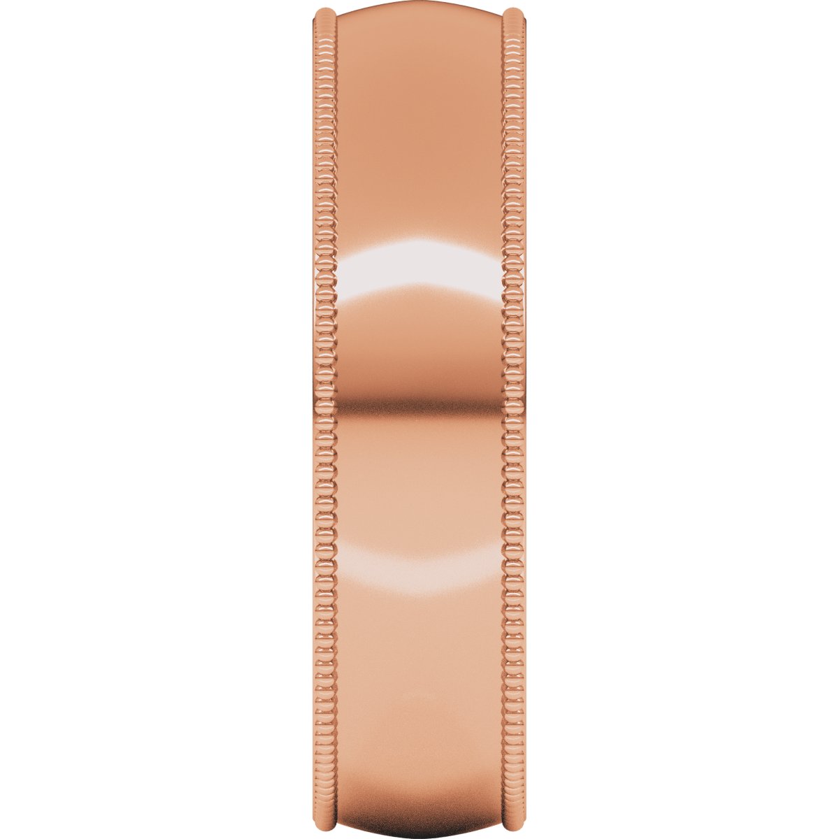 Milgrain Comfort-Fit Half Round Band