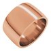Lightweight Comfort-Fit Half Round Band