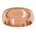 Milgrain Half Round Band