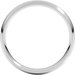 Milgrain Comfort-Fit Half Round Band