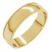 Milgrain Comfort-Fit Half Round Band
