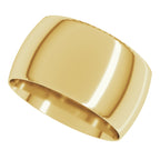 Lightweight Comfort-Fit Half Round Band