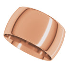 Lightweight Comfort-Fit Half Round Band