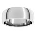 Lightweight Comfort-Fit Half Round Band