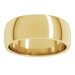Lightweight Comfort-Fit Half Round Band