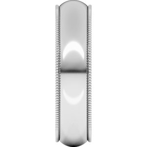 Milgrain Half Round Band