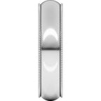 Milgrain Half Round Band