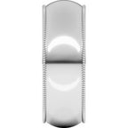 Milgrain Half Round Band