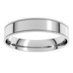 Milgrain Comfort-Fit Flat Band