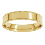 Milgrain Comfort-Fit Flat Band