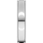 Lightweight Milgrain Half Round Band