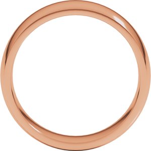 Lightweight Comfort-Fit Half Round Band