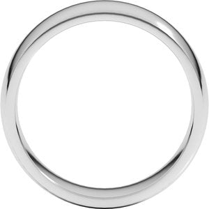 Lightweight Comfort-Fit Half Round Band