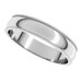 Lightweight Milgrain Half Round Band