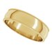 Milgrain Comfort-Fit Half Round Band