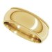 Lightweight Milgrain Comfort-Fit Half Round Band