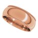 Milgrain Comfort-Fit Half Round Band