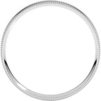 Milgrain Comfort-Fit Flat Band