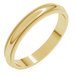 Milgrain Half Round Band