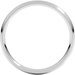 Milgrain Comfort-Fit Half Round Band