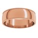 Milgrain Comfort-Fit Half Round Band