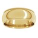 Lightweight Milgrain Comfort-Fit Half Round Band