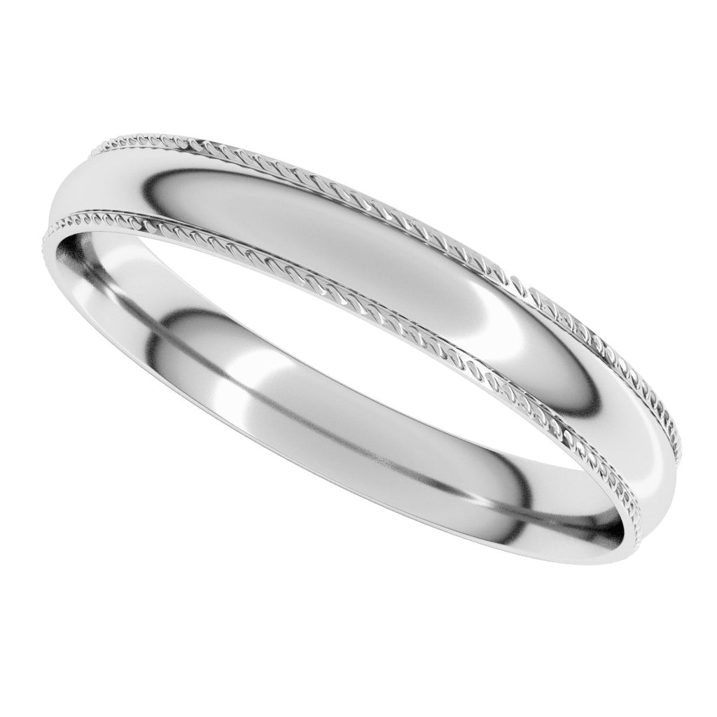 Rope Comfort-Fit Half Round Band