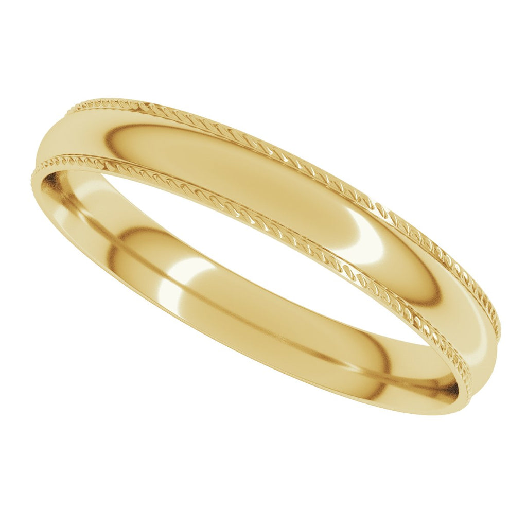 Rope Comfort-Fit Half Round Band