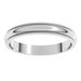 Milgrain Half Round Band