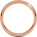 Lightweight Milgrain Comfort-Fit Half Round Band
