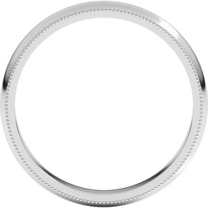 Milgrain Half Round Band