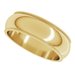 Milgrain Half Round Band