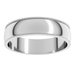 Lightweight Milgrain Half Round Band