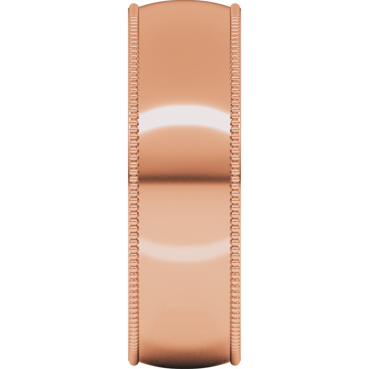 Milgrain Comfort-Fit Half Round Band