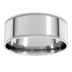 Milgrain Comfort-Fit Flat Band