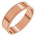 Milgrain Comfort-Fit Flat Band