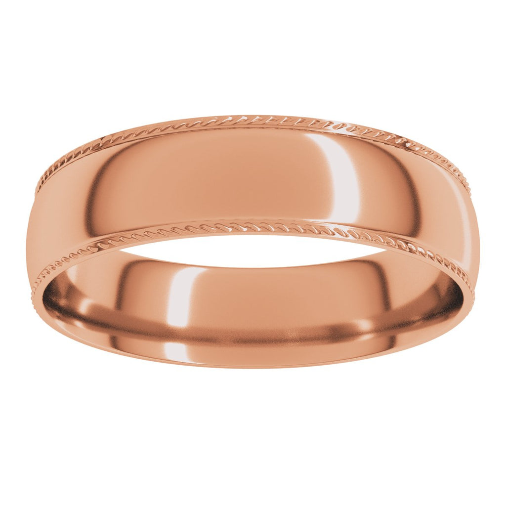 Rope Comfort-Fit Half Round Band