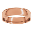 Rope Comfort-Fit Half Round Band