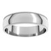Milgrain Comfort-Fit Half Round Band