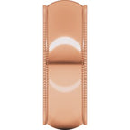 Lightweight Milgrain Comfort-Fit Half Round Band