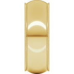 Milgrain Comfort-Fit Half Round Band