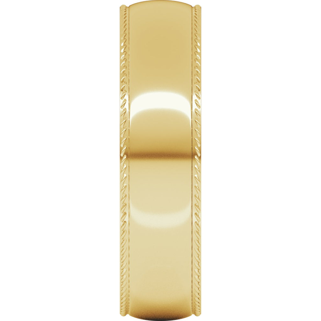Rope Comfort-Fit Half Round Band