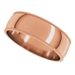 Milgrain Comfort-Fit Half Round Band