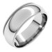 Milgrain Comfort-Fit Half Round Band